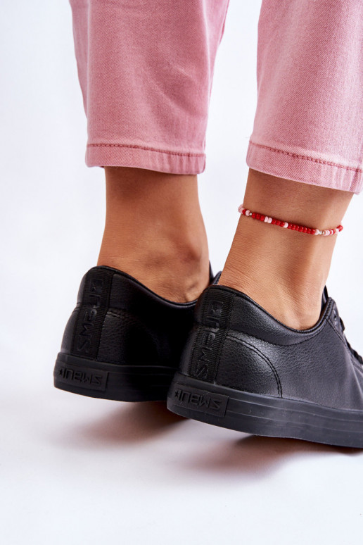 šņorējami Klasiska modeļa brīvā laika apavi melnas krāsas Misima