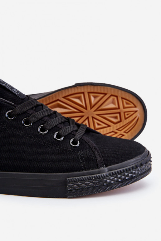 šņorējami Klasiska modeļa brīvā laika apavi melnas krāsas Eleya