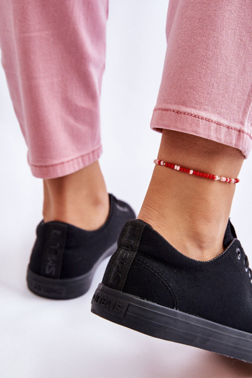 šņorējami Klasiska modeļa brīvā laika apavi melnas krāsas Eleya