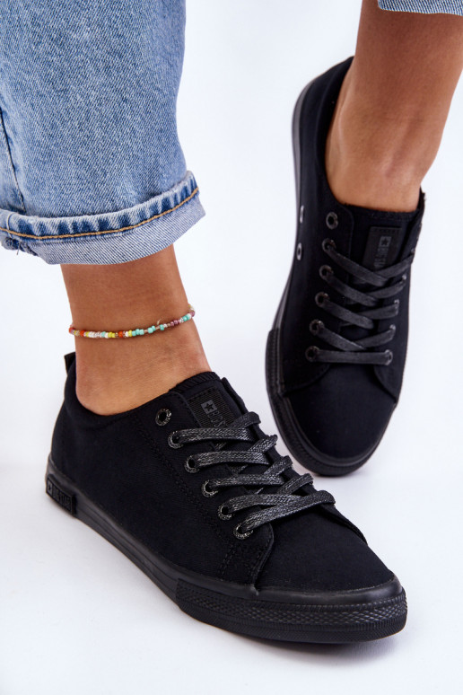 sporta apavi ar līdzenu zoli Big Star LL274057 melnas krāsas