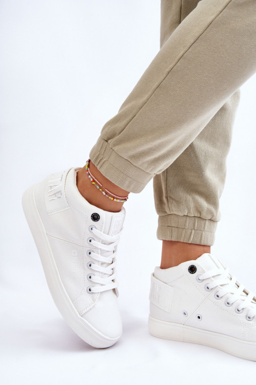 Klasiska modeļa tõmblukuga Big Star LL274002 baltas krāsas