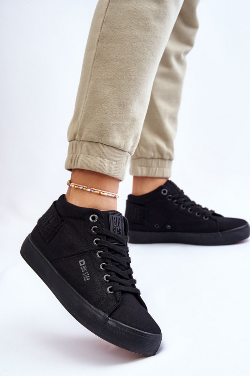 Klasiska modeļa tõmblukuga Big Star LL274001 melnas krāsas