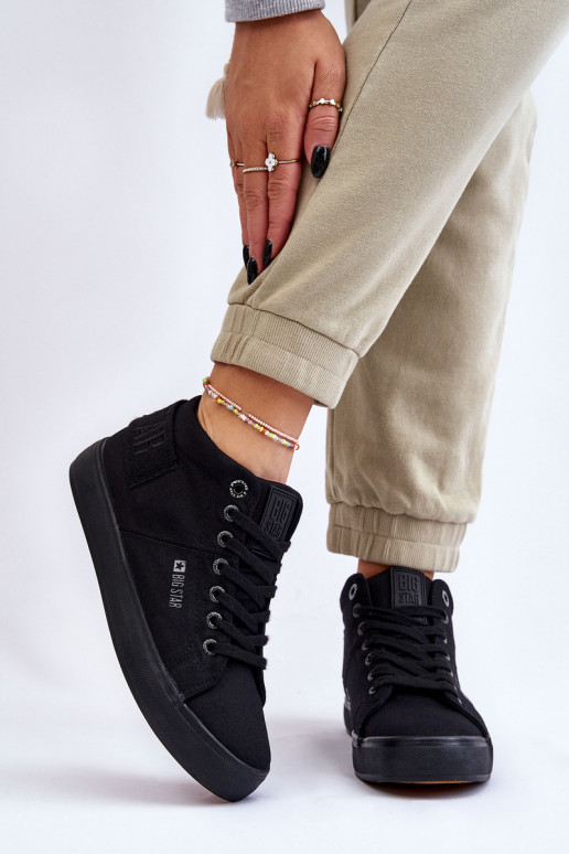 Klasiska modeļa tõmblukuga Big Star LL274001 melnas krāsas