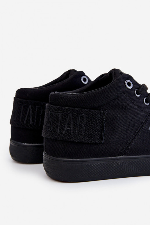 Klasiska modeļa tõmblukuga Big Star LL274001 melnas krāsas