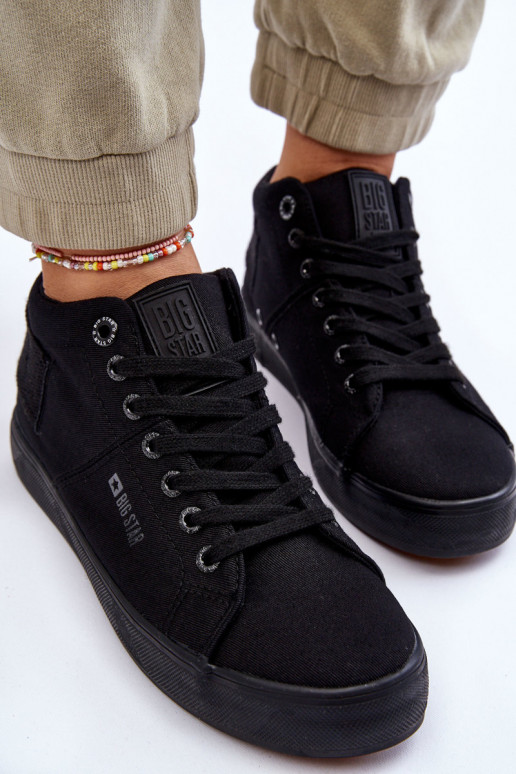 Klasiska modeļa tõmblukuga Big Star LL274001 melnas krāsas