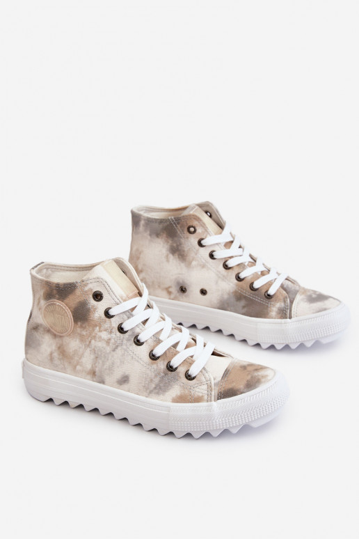 sieviešu puszābaki Big Star LL274047 Baltas-Zaļas krāsas