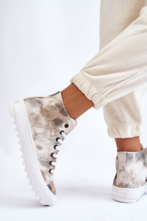 sieviešu puszābaki Big Star LL274047 Baltas-Zaļas krāsas