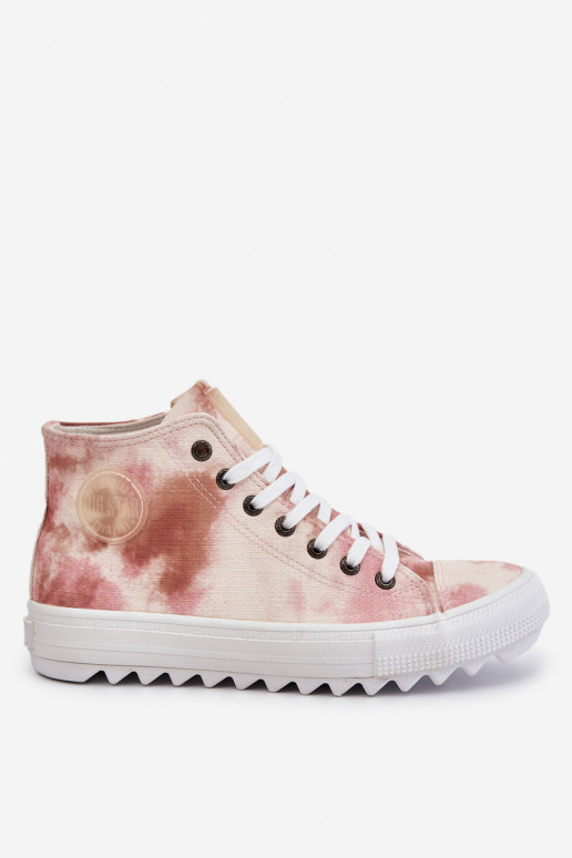 sieviešu puszābaki Big Star LL274048 smilšu krāsas-Rozā krāsas