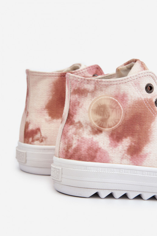 sieviešu puszābaki Big Star LL274048 smilšu krāsas-Rozā krāsas