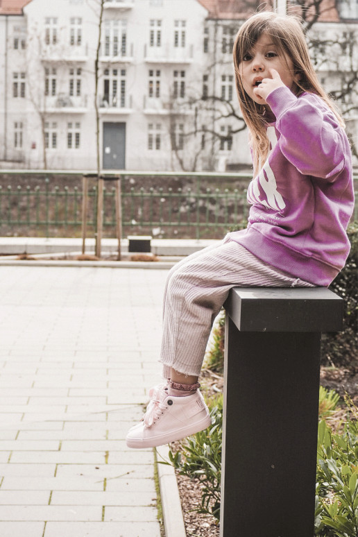 Bērnu apavi Klasiska modeļa tõmblukuga Big Star LL374003 Rozā krāsas