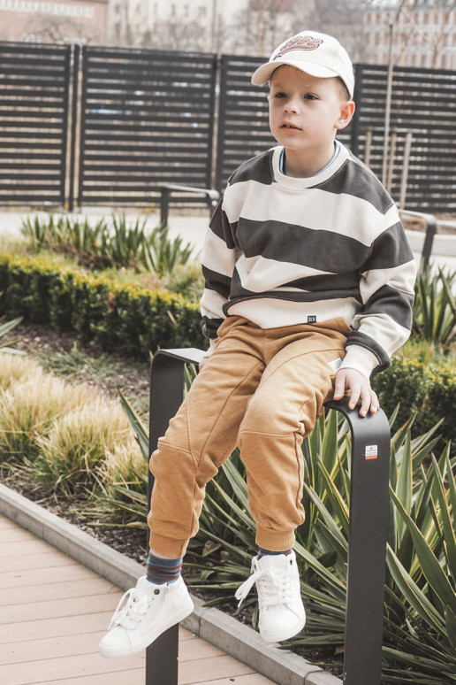 Bērnu apavi Klasiska modeļa tõmblukuga Big Star LL374002 baltas krāsas