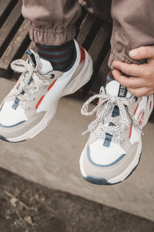 Bērnu sporta apavi Memory Foam System Big Star JJ374269 baltas krāsas