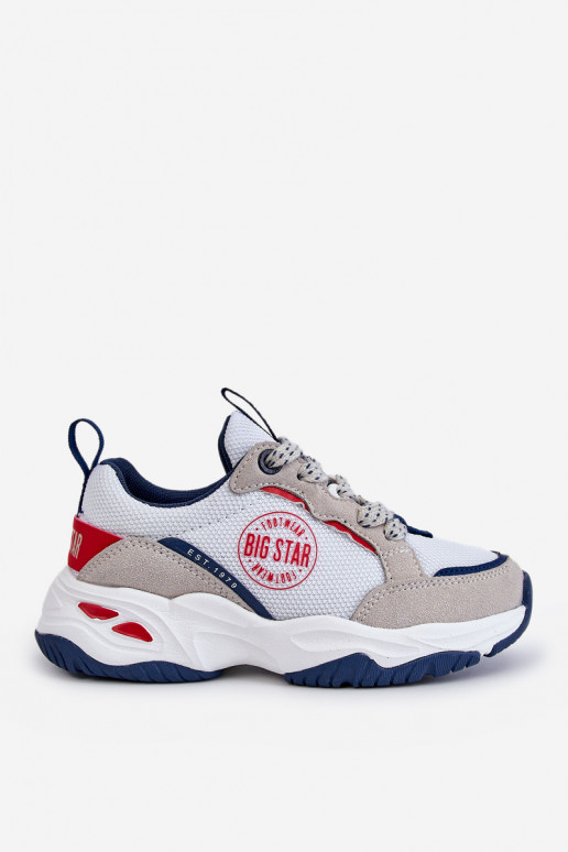Bērnu sporta apavi Memory Foam System Big Star JJ374269 baltas krāsas