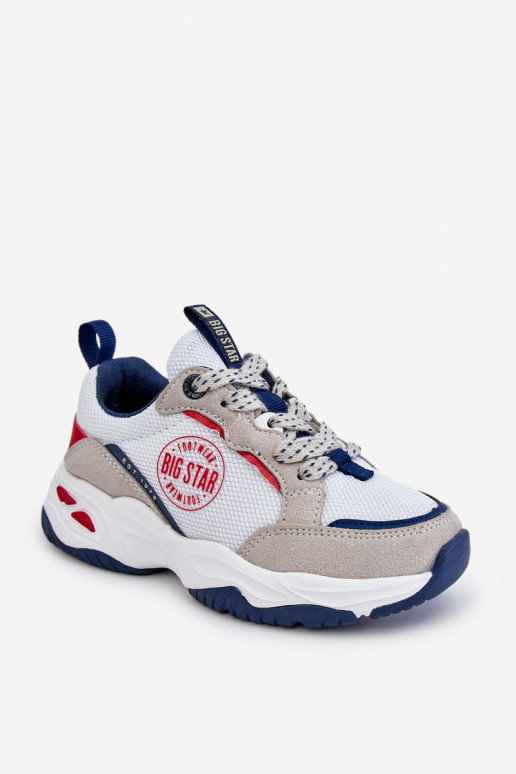 Bērnu sporta apavi Memory Foam System Big Star JJ374269 baltas krāsas