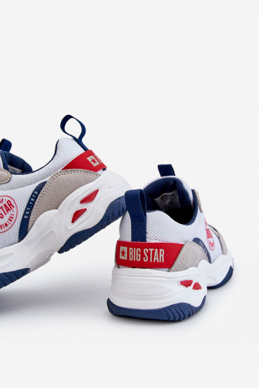 Bērnu sporta apavi Memory Foam System Big Star JJ374269 baltas krāsas