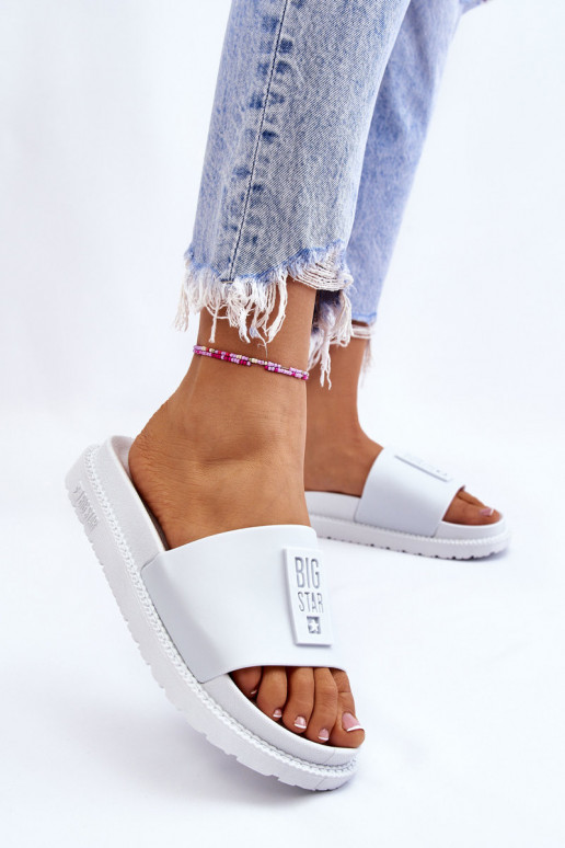 Čības Big Star LL274428 baltas krāsas