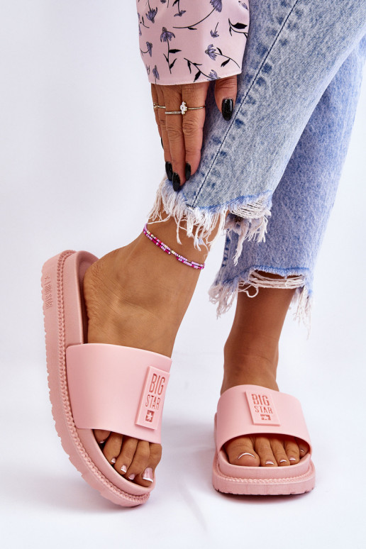 Čības Big Star LL274425 Gaiši sārtas krāsas