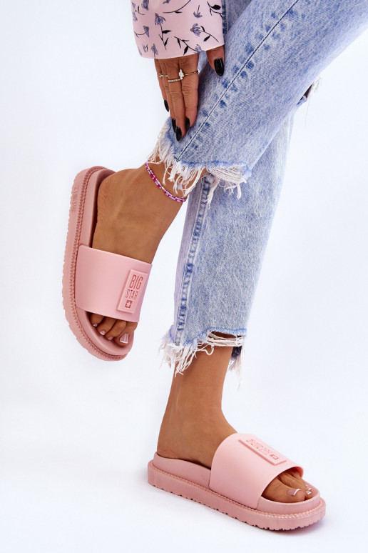 Čības Big Star LL274425 Gaiši sārtas krāsas