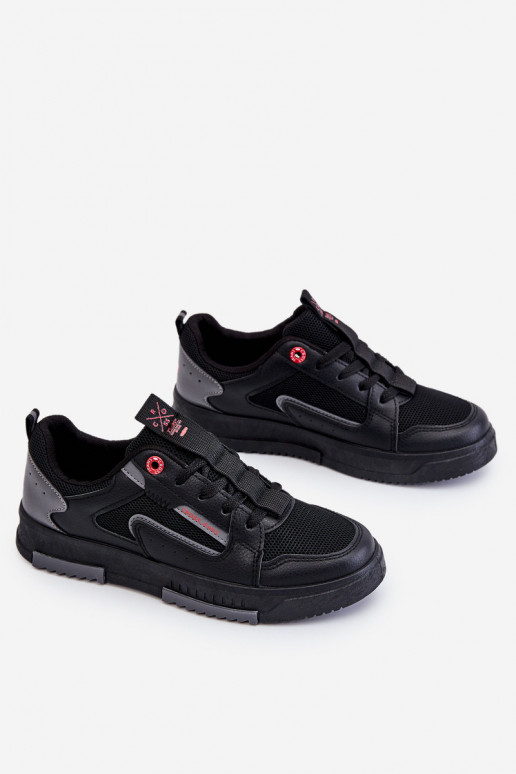 Sneakers modeļa apavi Cross Jeans LL2R4012C melnas krāsas Sneakers modeļa apavi Cross Jeans LL2R4012C melnas krāsas