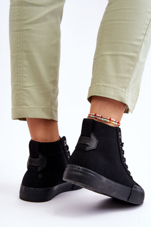 tõmblukuga Auduma Big Star LL274444 melnas krāsas