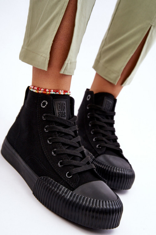 tõmblukuga Auduma Big Star LL274444 melnas krāsas