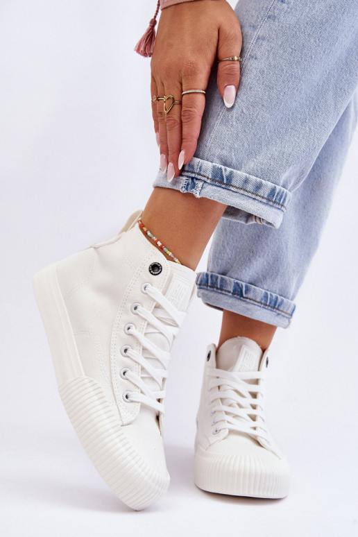 tõmblukuga Auduma Big Star LL274445 baltas krāsas