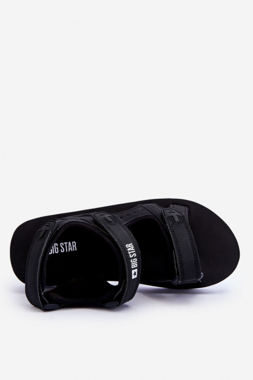 Sportiska stila sandales ar platformu Big Star LL274789 melnas krāsas