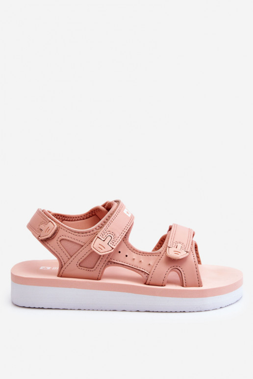Sportiska stila sandales ar platformu Big Star LL274788 Rozā krāsas Sportiska stila sandales ar platformu Big Star LL274788 Rozā krāsas