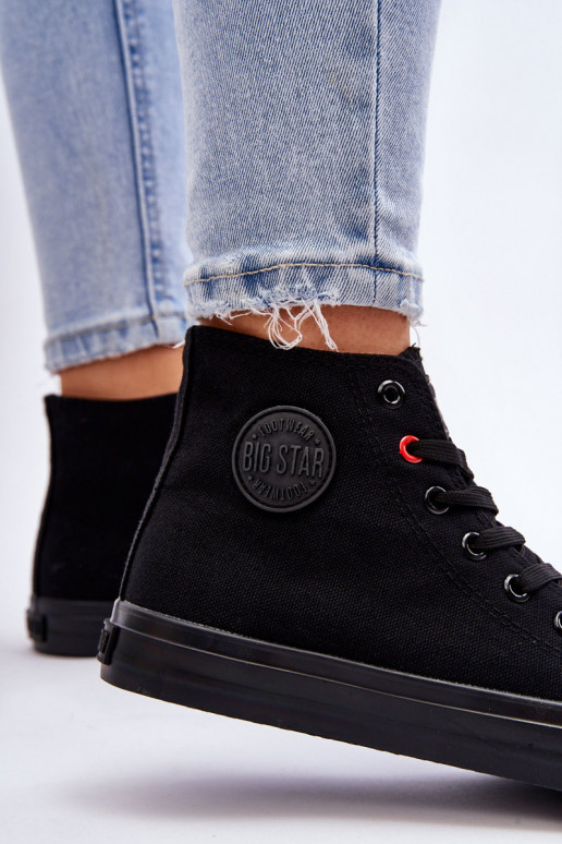 Klasiska modeļa tõmblukuga Big Star T274033 melnas krāsas