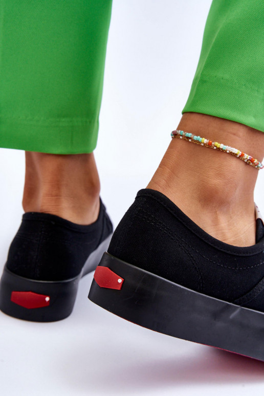 Sieviešu apavi ar platformu Cross Jeans LL2R4039 melnas krāsas