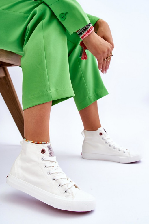 Klasiska modeļa tõmblukuga Cross Jeans LL2R4086C baltas krāsas