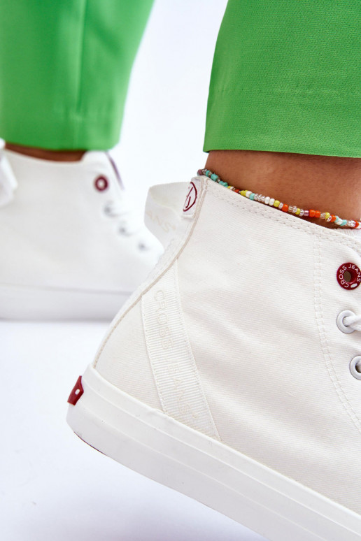 Klasiska modeļa tõmblukuga Cross Jeans LL2R4086C baltas krāsas