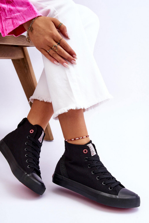 Klasiska modeļa tõmblukuga Cross Jeans LL2R4088C melnas krāsas