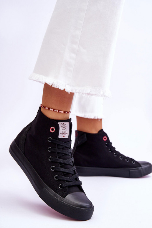 Klasiska modeļa tõmblukuga Cross Jeans LL2R4088C melnas krāsas