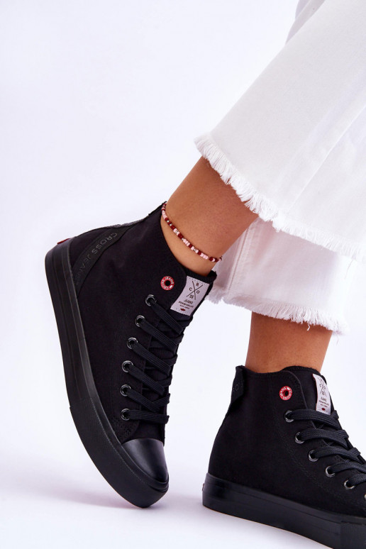 Klasiska modeļa tõmblukuga Cross Jeans LL2R4088C melnas krāsas