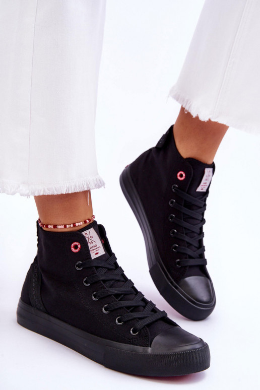 Klasiska modeļa tõmblukuga Cross Jeans LL2R4088C melnas krāsas