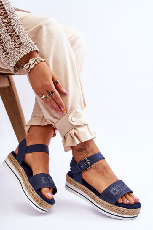 Ērtas basenes ar platformu Big Star LL274869 tumši zilas krāsas