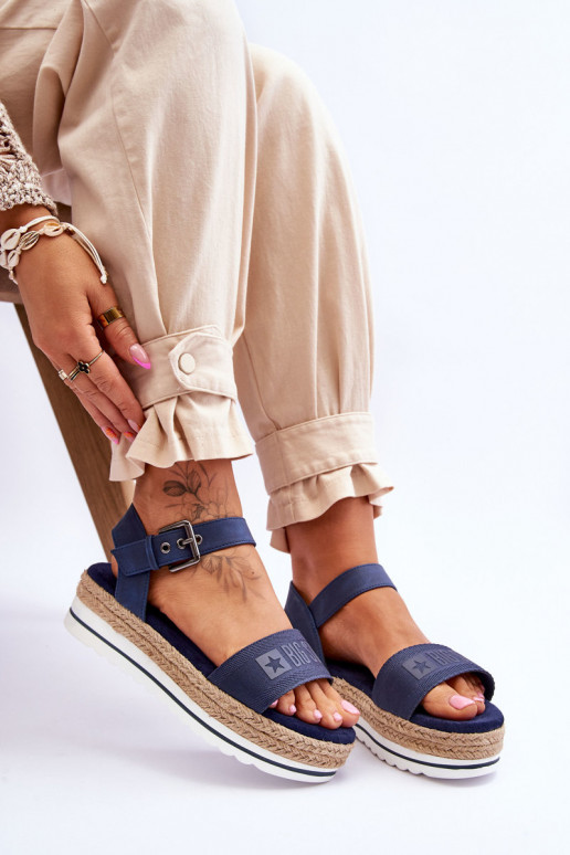 Ērtas basenes ar platformu Big Star LL274869 tumši zilas krāsas