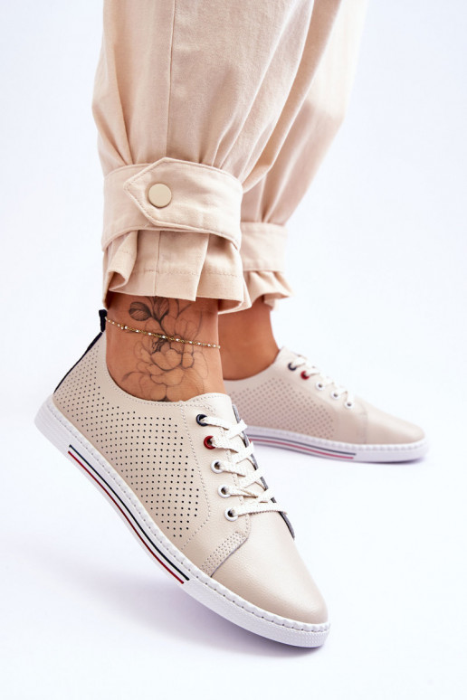 brīvā laika apavi smilšu krāsas Ferone