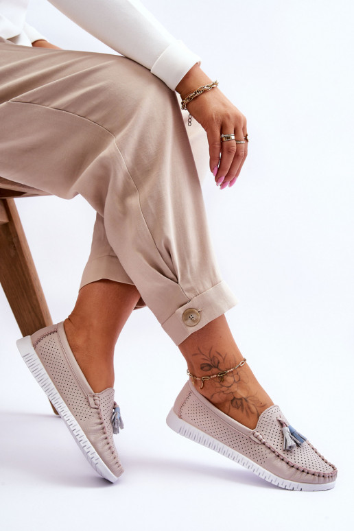 Mokasīni Gaiši sārtas krāsas Lanzarot