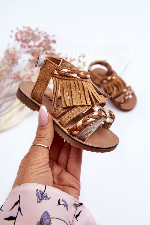 Bērnu sandales brūnas krāsas Missy Bērnu sandales brūnas krāsas Missy