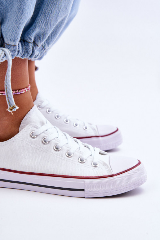 Sieviešu klasiskā stila sporta apavi baltas krāsas Vegas