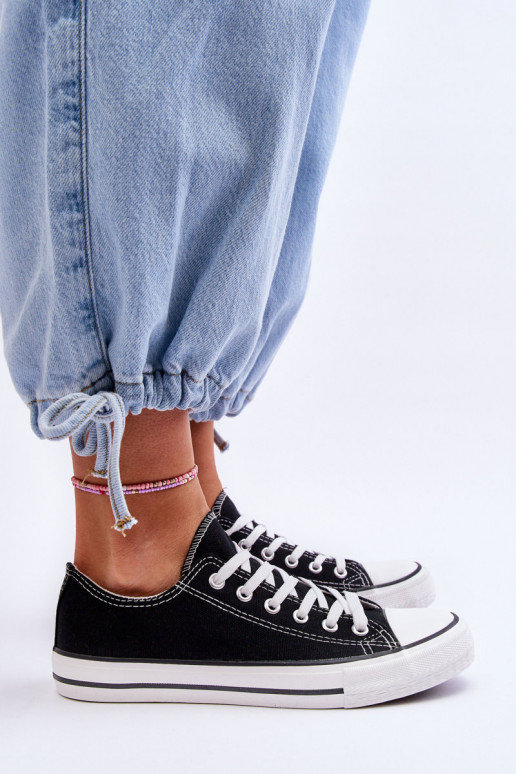 Sieviešu klasiskā stila sporta apavi Melns Vegas