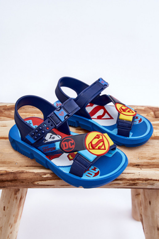 Bērnu sandales Superman Grendene Kids JJ385050 Zilas krāsas Bērnu sandales Superman Grendene Kids JJ385050 Zilas krāsas