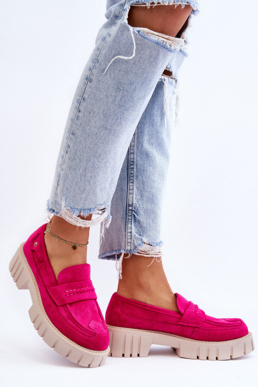 Sieviešu zamšādas puszābaki rozā krāsas Fiorell Sieviešu zamšādas puszābaki rozā krāsas Fiorell