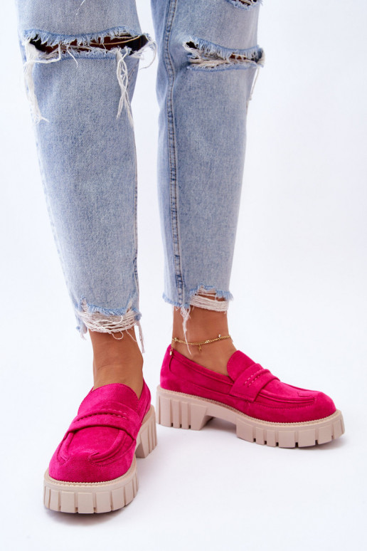 Sieviešu zamšādas puszābaki rozā krāsas Fiorell Sieviešu zamšādas puszābaki rozā krāsas Fiorell