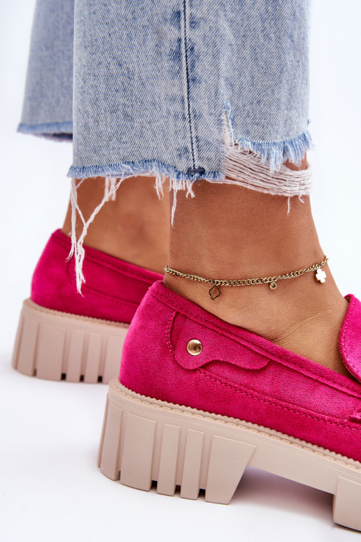 Sieviešu zamšādas puszābaki rozā krāsas Fiorell Sieviešu zamšādas puszābaki rozā krāsas Fiorell