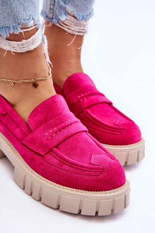 Sieviešu zamšādas puszābaki rozā krāsas Fiorell Sieviešu zamšādas puszābaki rozā krāsas Fiorell