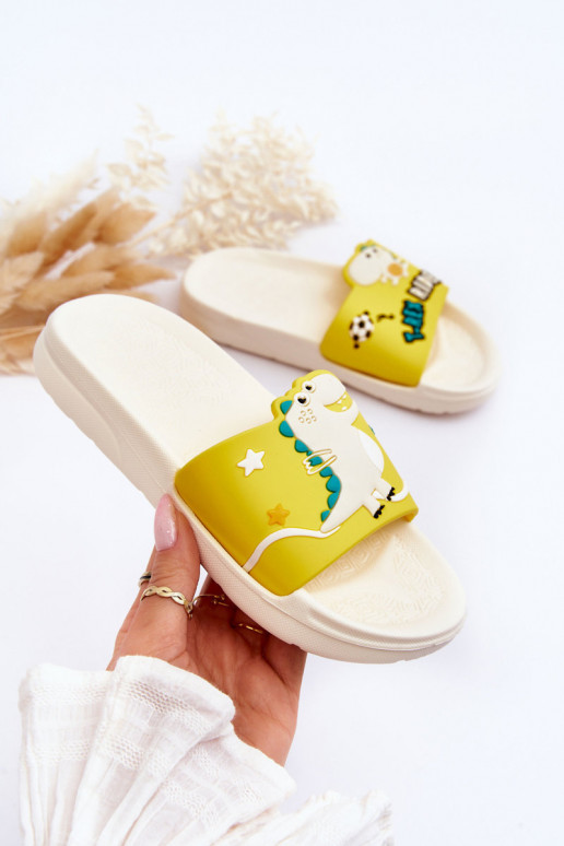 Bērnu čības T-Rex smilšu krāsas Bernis