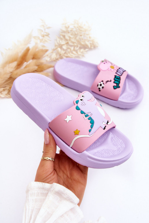 Bērnu čības T-Rex Violeta krāsa Bernis